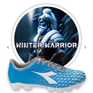 Diadora Soccer Cleats men’s 6.5 women’s 8 great condition grass or turf blue​